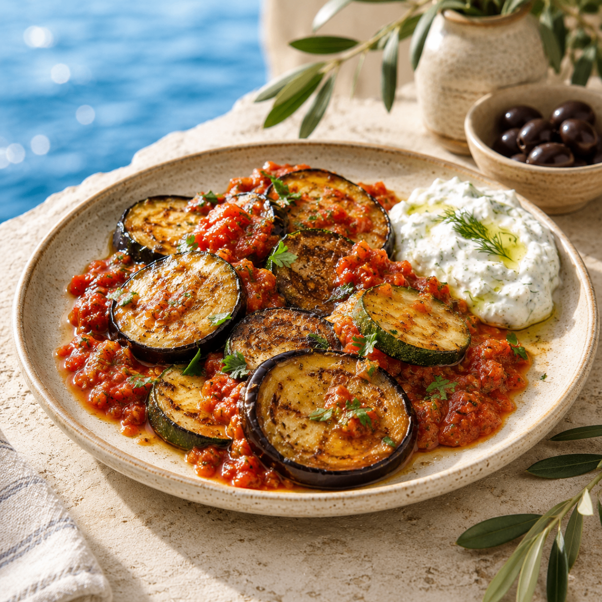 Auberginen & Zucchini